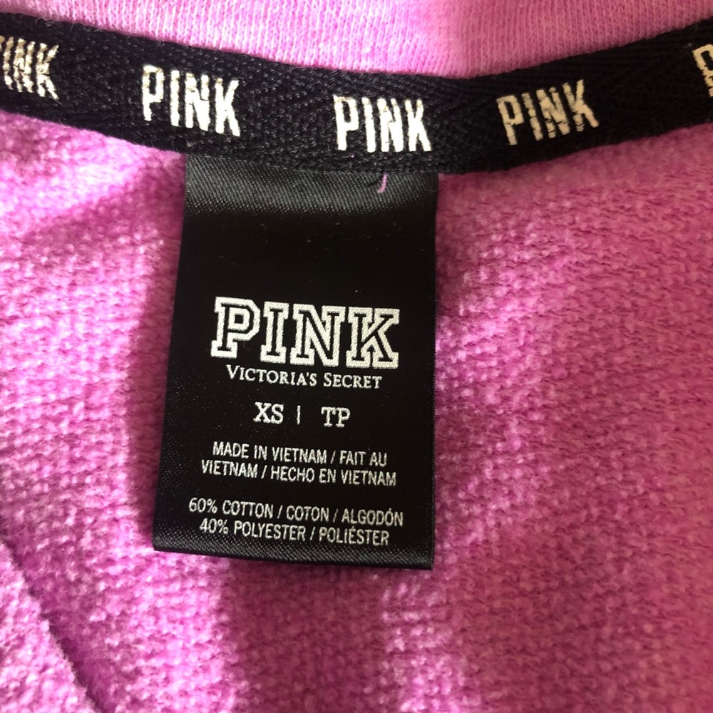 2 VS Pink Tops (Purple, White)  Sz XS - Picture 3 of 6